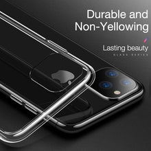 Load image into Gallery viewer, Ultra Thin Clear Case For iPhone 11 12 Pro Max XS Max XR X Soft TPU Silicone For iPhone 5 6 6s 7 8 SE 2020 Back Cover Phone Case
