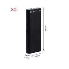 Load image into Gallery viewer, Ultra-Thin Mini Voice Recorder Espia 4-32GB Digtal Professional Sound Activated Dictaphone HD Noise Reduce Recording MP3 Player
