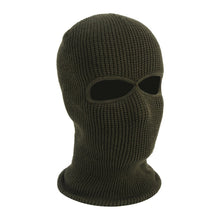Load image into Gallery viewer, Unisex 2-Hole Knitted Ski Mask Balaclava Hat Winter Solid Color Full Face Cover Neck Gaiter Outdoor Windproof Beanie Cap
