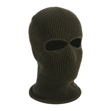 Load image into Gallery viewer, Unisex 2-Hole Knitted Ski Mask Balaclava Hat Winter Solid Color Full Face Cover Neck Gaiter Outdoor Windproof Beanie Cap
