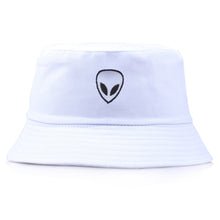 Load image into Gallery viewer, Unisex Embroidery Alien Foldable Bucket Hat Summer Beach Sun Hat Streetwear Fisherman Hat Outdoor Bucket Cap Men Women Hat
