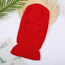 Load image into Gallery viewer, Unisex Full Face Cover 1 Hole Ski Mask Balaclava Beanies Hats For Men Women Army Tactical Cs Windproof Knit Hat Winter Warm Caps
