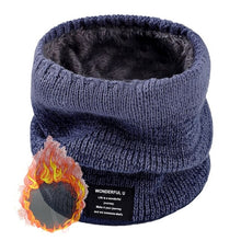 Load image into Gallery viewer, Neck Gaiters Unisex Knitted Warm Scarf Winter Autumn Ring Women Bandana Solid Scarf Fleece Men Headband Neck Scarf Shawl
