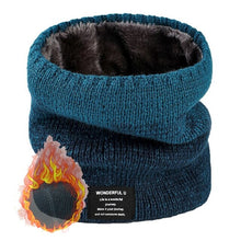 Load image into Gallery viewer, Neck Gaiters Unisex Knitted Warm Scarf Winter Autumn Ring Women Bandana Solid Scarf Fleece Men Headband Neck Scarf Shawl

