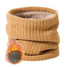 Load image into Gallery viewer, Neck Gaiters Unisex Knitted Warm Scarf Winter Autumn Ring Women Bandana Solid Scarf Fleece Men Headband Neck Scarf Shawl
