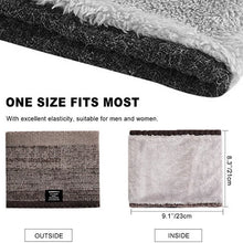 Load image into Gallery viewer, Neck Gaiters Unisex Knitted Warm Scarf Winter Autumn Ring Women Bandana Solid Scarf Fleece Men Headband Neck Scarf Shawl
