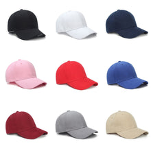 Load image into Gallery viewer, Unisex Hat Plain Curved Sun Visor Hat Outdoor Dustproof Baseball Cap Solid Color Fashion Adjustable Leisure Caps Men Women
