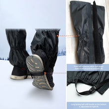 Load image into Gallery viewer, Waterproof Leg Covers Legging Gaiter Climbing Camping Hiking Ski Boot Travel Shoe Gaiters Legs Protection for Snowsh
