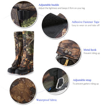 Load image into Gallery viewer, \Waterproof Gaiters Cycling Leg warmers Leg Cover Camping Hiking Ski Boot Travel Shoe Snow Hunting Climbing Gaiters
