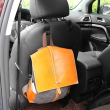 Load image into Gallery viewer, Universal Car Headrest Back Seat Hook 4pcs Seat Hanger Vehicle Organizer Holder for Handbags Purses Coats and Grocery Bag

