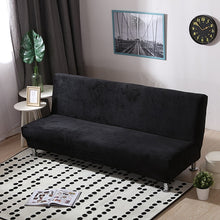 Load image into Gallery viewer, Universal Size Plush Sofa Bed Cover Armless Folding Seat Slipcover Stretch Covers Cheap Couch Protector Elastic Cover
