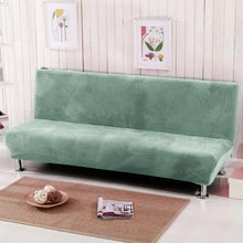 Load image into Gallery viewer, Universal Size Plush Sofa Bed Cover Armless Folding Seat Slipcover Stretch Covers Cheap Couch Protector Elastic Cover

