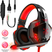 Load image into Gallery viewer, Upgrade Headset Gamers LED Light Noise Cancelling Stereo Gaming Headphones With Microphone Casque for PS4 PC Xbox One PS5
