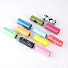 Load image into Gallery viewer, Upgraded printed Dog Poop Waste Refuse Cleanup Doggy Roll Replacements for Outdoor Puppy Walking and Travel Thick Plastic
