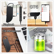 Load image into Gallery viewer, V11 Smart Audio Mini Voice Recorder 32GB 64GB USB Drive Voice Activated Dictaphone Keychain Audio Recording for Meeting Business
