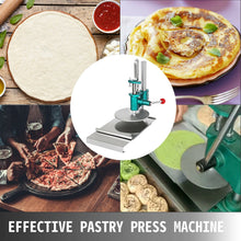 Load image into Gallery viewer, 7.8in Manual Pizza Dough Press Machine Home Big Roller Sheeter Pasta Maker Pastry Flattening Presser Kitchen Appliance
