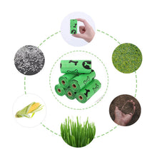 Load image into Gallery viewer, Upgraded printed Dog Poop Waste Refuse Cleanup Doggy Roll Replacements for Outdoor Puppy Walking and Travel Thick Plastic
