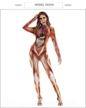 Load image into Gallery viewer, Cosplay Tigers Costume Bodysuit Spandex Zentai Party Clothing Slim Leopard Pattern Bodysuits
