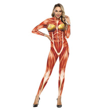 Load image into Gallery viewer, Cosplay Tigers Costume Bodysuit Spandex Zentai Party Clothing Slim Leopard Pattern Bodysuits
