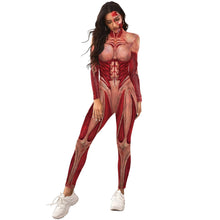 Load image into Gallery viewer, Cosplay Tigers Costume Bodysuit Spandex Zentai Party Clothing Slim Leopard Pattern Bodysuits
