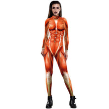 Load image into Gallery viewer, Cosplay Tigers Costume Bodysuit Spandex Zentai Party Clothing Slim Leopard Pattern Bodysuits
