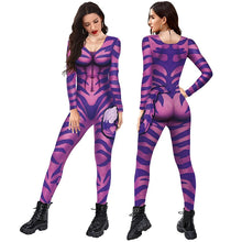 Load image into Gallery viewer, Cosplay Tigers Costume Bodysuit Spandex Zentai Party Clothing Slim Leopard Pattern Bodysuits
