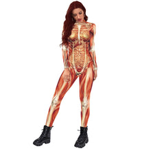 Load image into Gallery viewer, Cosplay Tigers Costume Bodysuit Spandex Zentai Party Clothing Slim Leopard Pattern Bodysuits
