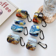 Load image into Gallery viewer, Van Gogh oil painting protective case for Airpods Pro cover bluetooth wireless earphone charging bag for airpod 2 3 airpod cases
