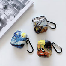 Load image into Gallery viewer, Van Gogh oil painting protective case for Airpods Pro cover bluetooth wireless earphone charging bag for airpod 2 3 airpod cases
