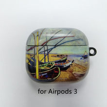 Load image into Gallery viewer, Van Gogh oil painting protective case for Airpods Pro cover bluetooth wireless earphone charging bag for airpod 2 3 airpod cases
