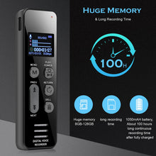 Load image into Gallery viewer, Vandlion V63 Voice Activated Recorder with 1050mAH Large Capacity Battary Recording Device with Variable Speed Playback

