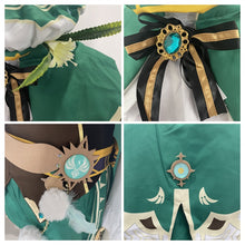 Load image into Gallery viewer, Venti Costume Game Genshin Impact Anime Cosplay Accessories Props Wig Cloak Suit Halloween Gift

