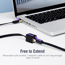 Load image into Gallery viewer, Cat7 Ethernet Extension Cable RJ45 Cat7/Cat6 Male to Female Rj45 Ethernet Extender Adapter for PC Laptop Ethernet Cable
