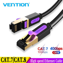 Load image into Gallery viewer, Cat8 Ethernet Cable SSTP 40Gbps Super Speed Cat 8/7 RJ45 Network Lan Patch Cord for Router Modem PC RJ 45 Ethernet Cable
