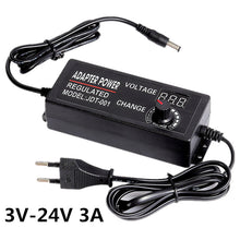 Load image into Gallery viewer, Adjustable AC To DC Power Supply 3V 5V 6V 9V 12V 15V 18V 24V 1A 2A 5A Power Supply Adapter Universal 220V To 12 V Volt Adapter
