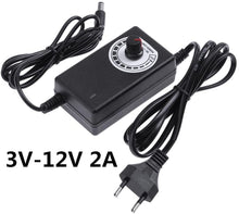 Load image into Gallery viewer, Adjustable AC To DC Power Supply 3V 5V 6V 9V 12V 15V 18V 24V 1A 2A 5A Power Supply Adapter Universal 220V To 12 V Volt Adapter
