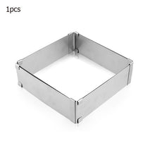 Load image into Gallery viewer, Adjustable Mousse Ring Round Mold Border Paste Film Kitchen Accessory DIY Baking Cake Tools Dessert Decoration
