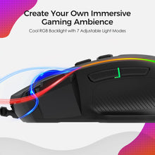 Load image into Gallery viewer, Gaming Mouse Wired Ergonomic Mice with 8000DPI 8 Programmable Buttons RGB Backlit for PC Gamer Computer Mouse
