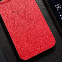Load image into Gallery viewer, Square Leather Cover For iPhone 12 Pro Max 12 Pro Case For iPhone 12 11 Pro Max XS 12Pro X XR Cover Luxury Shockproof Deer Cases
