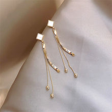 Load image into Gallery viewer, Vintage Pearl Tassel Ear Wrap Crawler Earrings For Women Party  Fashion Long Hanging drop Earrings Wedding Jewelry
