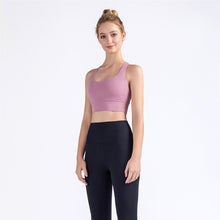 Load image into Gallery viewer, Yoga Tops Bra Solid Color And Sexy Sports Wear Outdoor Exercise Clothes
