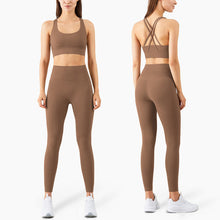 Load image into Gallery viewer, Yoga Set Leggings And Tops Fitness Sports Suits Gym Clothing For Women
