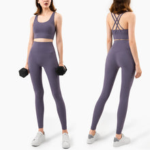 Load image into Gallery viewer, Yoga Set Leggings And Tops Fitness Sports Suits Gym Clothing For Women
