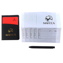 Load image into Gallery viewer, Soccer Referee Red Yellow Card Professional Fair Play Cards Football Linesman Leather Case Bag Set Sports Game Equipment
