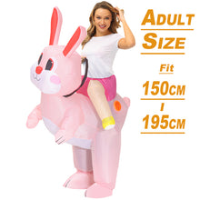 Load image into Gallery viewer, Anime Inflatable Costume Green Alien Adult Kids Funny Blow Up Suit Party Fancy Dress Party Cosplay Halloween Costume

