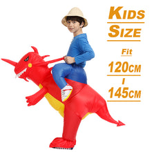 Load image into Gallery viewer, Anime Inflatable Costume Green Alien Adult Kids Funny Blow Up Suit Party Fancy Dress Party Cosplay Halloween Costume
