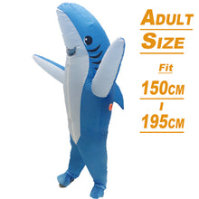 Load image into Gallery viewer, Anime Inflatable Costume Green Alien Adult Kids Funny Blow Up Suit Party Fancy Dress Party Cosplay Halloween Costume
