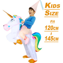 Load image into Gallery viewer, Anime Inflatable Costume Green Alien Adult Kids Funny Blow Up Suit Party Fancy Dress Party Cosplay Halloween Costume
