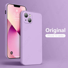 Load image into Gallery viewer, For iPhone 11 12 Pro SE 2 Case Luxury Original Silicone Full Protection Soft Cover For iPhone X XR 11 XS Max 7 8 6 6s Phone Case
