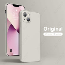 Load image into Gallery viewer, For iPhone 11 12 Pro SE 2 Case Luxury Original Silicone Full Protection Soft Cover For iPhone X XR 11 XS Max 7 8 6 6s Phone Case
